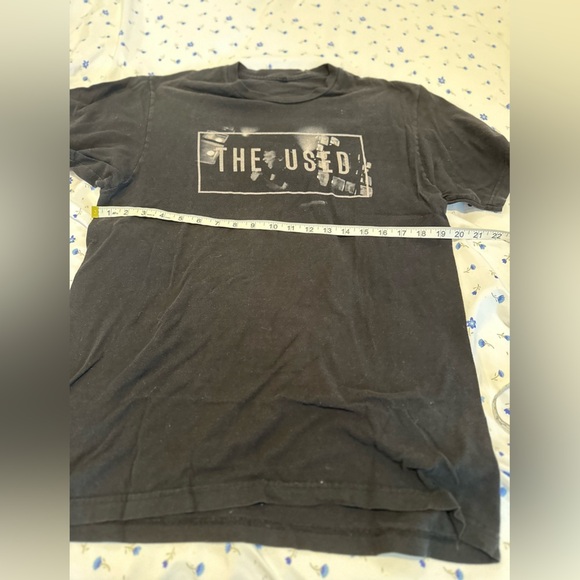 The Used Punk Rock Band 2014 Black Graphic Tour Date T-shirt. Imaginary Enemy. - Picture 3 of 7